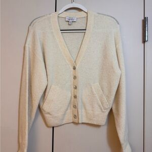 Other Stories Cream Cardigan Sweater